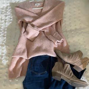 Pink Rose Sweater